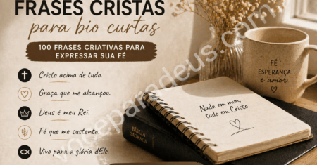 Frases cristãs para bio curtas: 100 opções criativas para perfis com fé